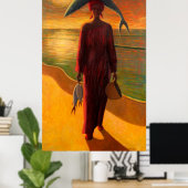 夕べキャッチ ポスター (ホームオフィス)