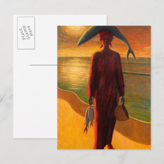 夕べキャッチ ポストカード (正面/裏面)