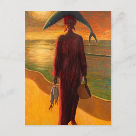 夕べキャッチ ポストカード (正面)