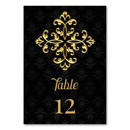 夕べグラムテーブル番号 テーブルナンバー (裏面)