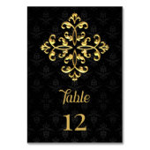 夕べグラムテーブル番号 テーブルナンバー (正面)