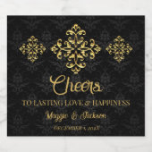 夕べグラム スパークリングワインラベル (シングルラベル)