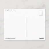 夕べグロスベーク(Cocothraustes vespertinus) ポストカード (裏面)