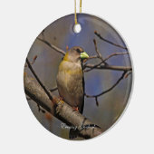 夕べグローズビーク撮影ラウンド セラミックオーナメント (左)