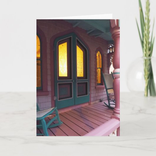 夕べグローマーサズヴィネヤードホリデーカード シーズンカード (正面)