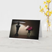 夕べグロー、カード カード (黄色い花)