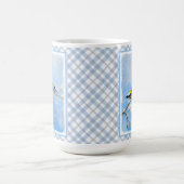 夕べグロ絵画スビーチズ – かわいいオリジナルドッグアート コーヒーマグカップ (中央)