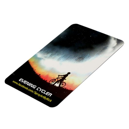 夕べサイクル マグネット (左側)