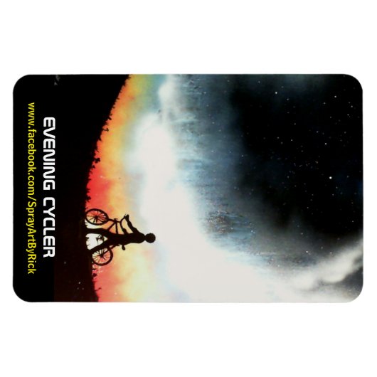 夕べサイクル マグネット (横)