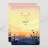 夕べサンセット招待状 招待状 (正面/裏面)
