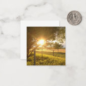 夕べサンライトカ空白のード ノートカード (正面/裏面インサイチュ)