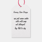 夕べシャーギフトラベル ギフトタグ (裏面)