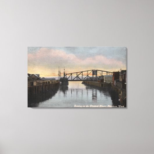 夕べシーンオンウィスカリバー キャンバスプリント (正面)