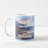 夕べスカイウェンドゥインビーチ，ベルギー コーヒーマグカップ (左)