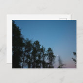 夕べスカイオーバーエルクレイクミシガン ポストカード (正面/裏面)