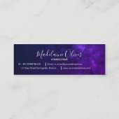 夕べスカイパープルスターエレガントリー スキニー名刺 (裏面)