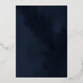 夕べスカイライトストリングバックヤードパーティー 箔招待状 (裏面)