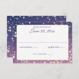 夕べスター結婚ズトゥインクル反応 出欠カード