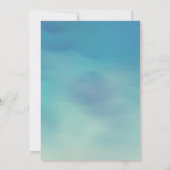 夕べストリングライツパームツリー結婚式招待状 招待状 (裏面)