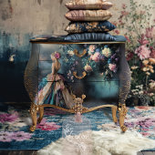 夕べストロフランスのールウーマンファンタジーポートレート 薄葉紙