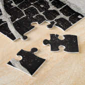 夕べスノーアット寺島村蓮居川瀬 ジグソーパズル (側面)