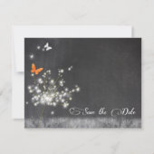 夕べタンデリオンズ結婚式の日付を保存 セーブザデート (正面)