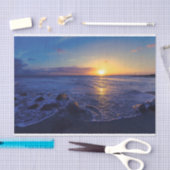 夕べトロピカルビーチシーサンセット 薄葉紙 (クラフト)