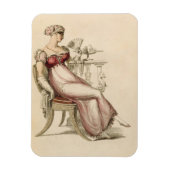 夕べドレスまたはボールガウン、アックからのファッションプレート マグネット (縦)