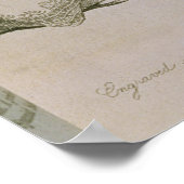 夕べドレス用イラストレーション ポスター (角)