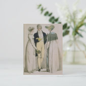 夕べドレス用イラストレーション ポストカード (スタンド正面)