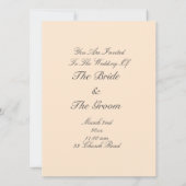 夕べドレス〜ヴィンテージイラストレーション 招待状 (裏面)