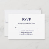 夕べパーティーランタンRSVP (navy) 出欠カード (裏面)