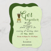 夕べパーティー 招待状 (正面/裏面)