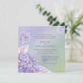 夕べパープルアジサイグラデーションズ結婚ズ 招待状 (スタンド正面)