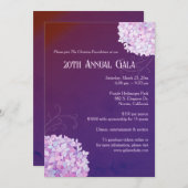 夕べパープルアジスアニュアルガラ 招待状 (正面/裏面)