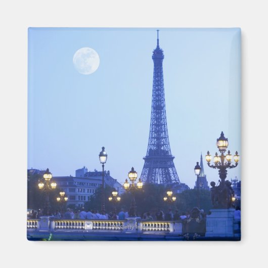 夕べビューオブエッフェルタワー マグネット (正面)