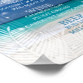 夕べビーチ結婚式- [バー]メニュー ポスター (角)