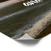 夕べビーチ ポスター (角)