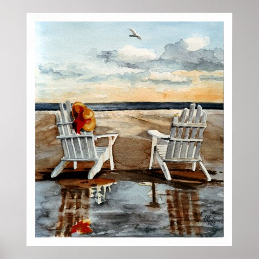 夕べビーチ ポスター (正面)