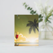 夕べビーチ ポストカード (スタンド正面)