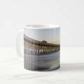 夕べピースオンフォリービーチコーヒーマグ コーヒーマグカップ (正面左)