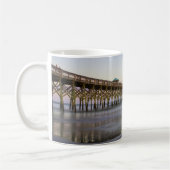 夕べピースオンフォリービーチコーヒーマグ コーヒーマグカップ (左)