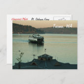 夕べフェリー葉書 ポストカード (正面/裏面)