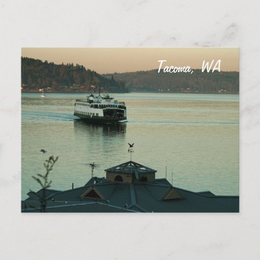 夕べフェリー葉書 ポストカード (正面)