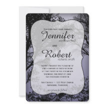 夕べフォレスト金属結婚式招待状