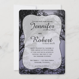 夕べフォレスト金属結婚式招待状 招待状