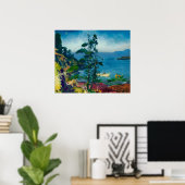 夕べブルーバイジョージベローズ(1916) ポスター (ホームオフィス)