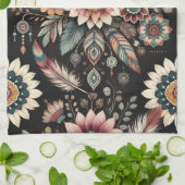 夕べボホ開花 キッチンタオル (折り畳み)