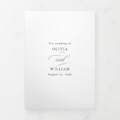 夕べマウンテンズミストパノラ結婚ノラマズ写真 三つ折り招待状 (カバー)