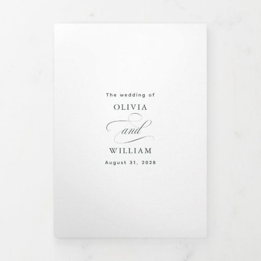 夕べマウンテンズミストパノラ結婚ノラマズ写真 三つ折り招待状 (カバー)